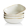 ONE of ONE 8'' Stoneware Large Square Pasta Bowl (Set of 4)